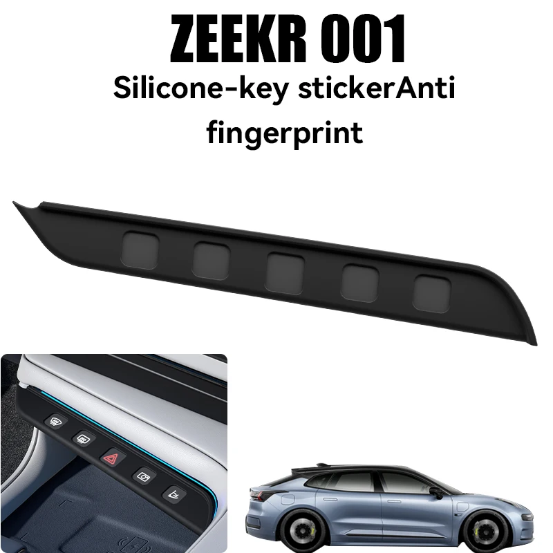

ZEEKR001 Silicone Pad for 2024 2025 ZEEKR Center Control Panel Air Conditioner Button Protector Car Interior Accessories