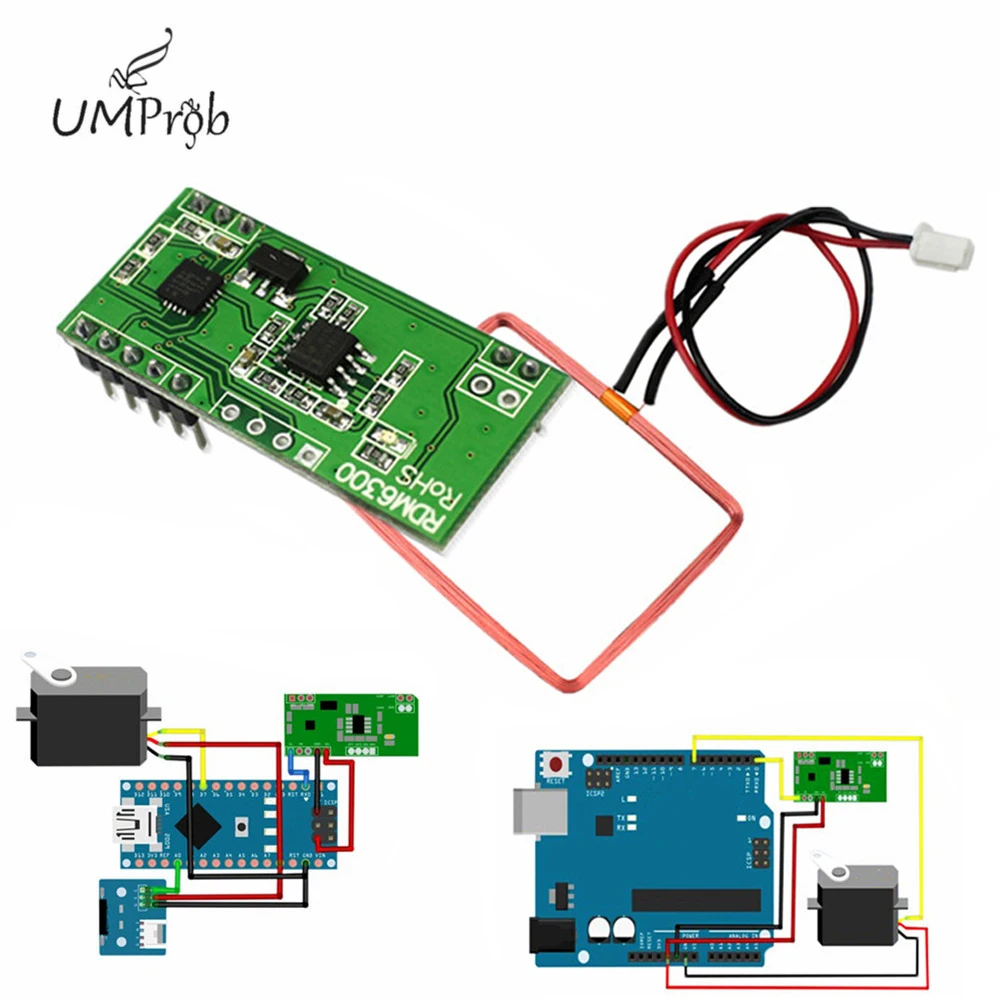 RDM6300 125Khz EM4100 RFID Reader Module UART Output Access Control System For Arduino