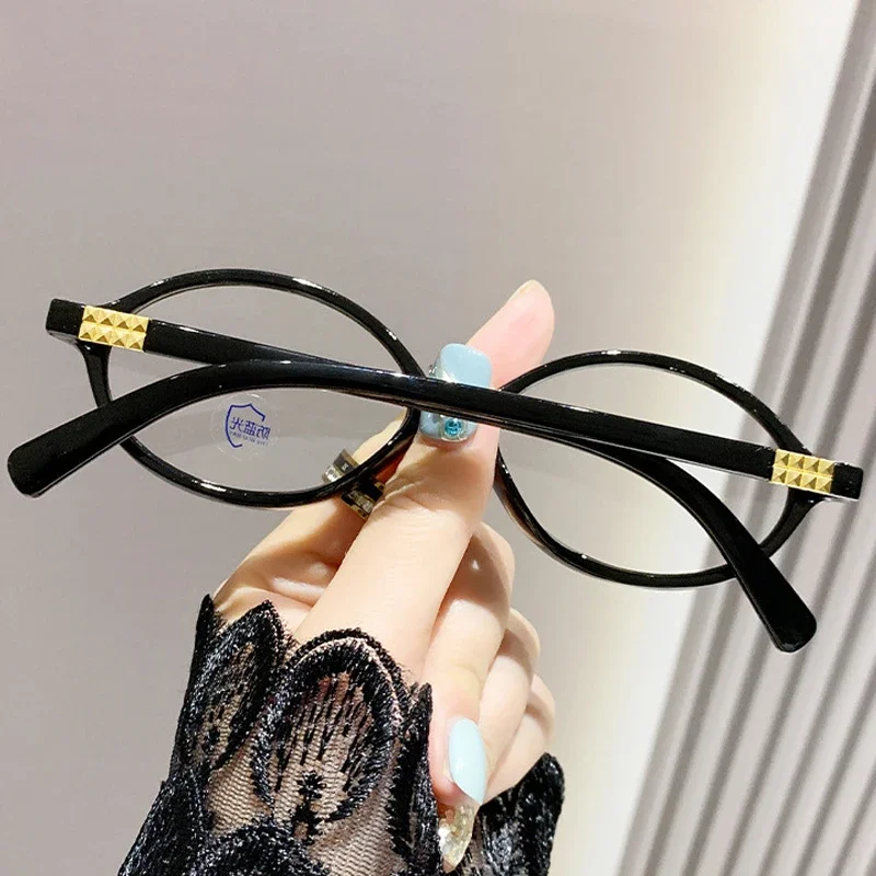 Trendy Women\'s Minus Diopter Eyewear Luxury Anti-blue Light Myopia Glasses Fashion Near Sighted Glasses Prescription Eyeglasses