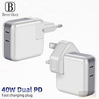 40W Fast Charging USB C US UK EU Power Adapter Phone Travel Home Charger for iPhone 14 13 12 11 iPad Mini Air For Samsung Huawei