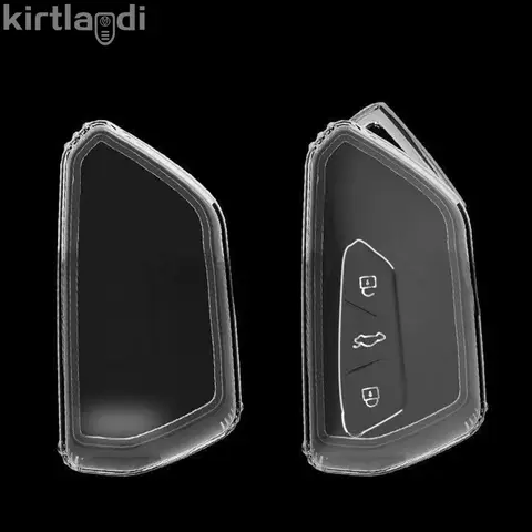 Protector Shell For Volkswagen Golf 8 MK8 ID 4 CROZZ ID.3 Skoda A8 Octavia SEAT Leon Formentor Tarraco Transparent TPU Key Cover 6 best sales vw id key case - №5