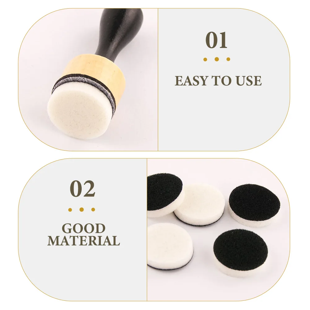

Stamper Mini Sponge Brush Tool Three-dimensional Blending Brushes for Crafts Makeup Sponges