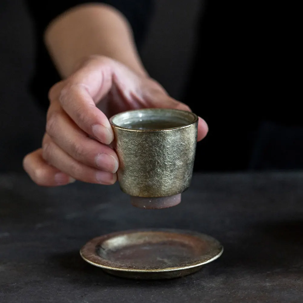 Ceramic Teacup Handle-Less Ceramic Teacups Present For Tea Lovers