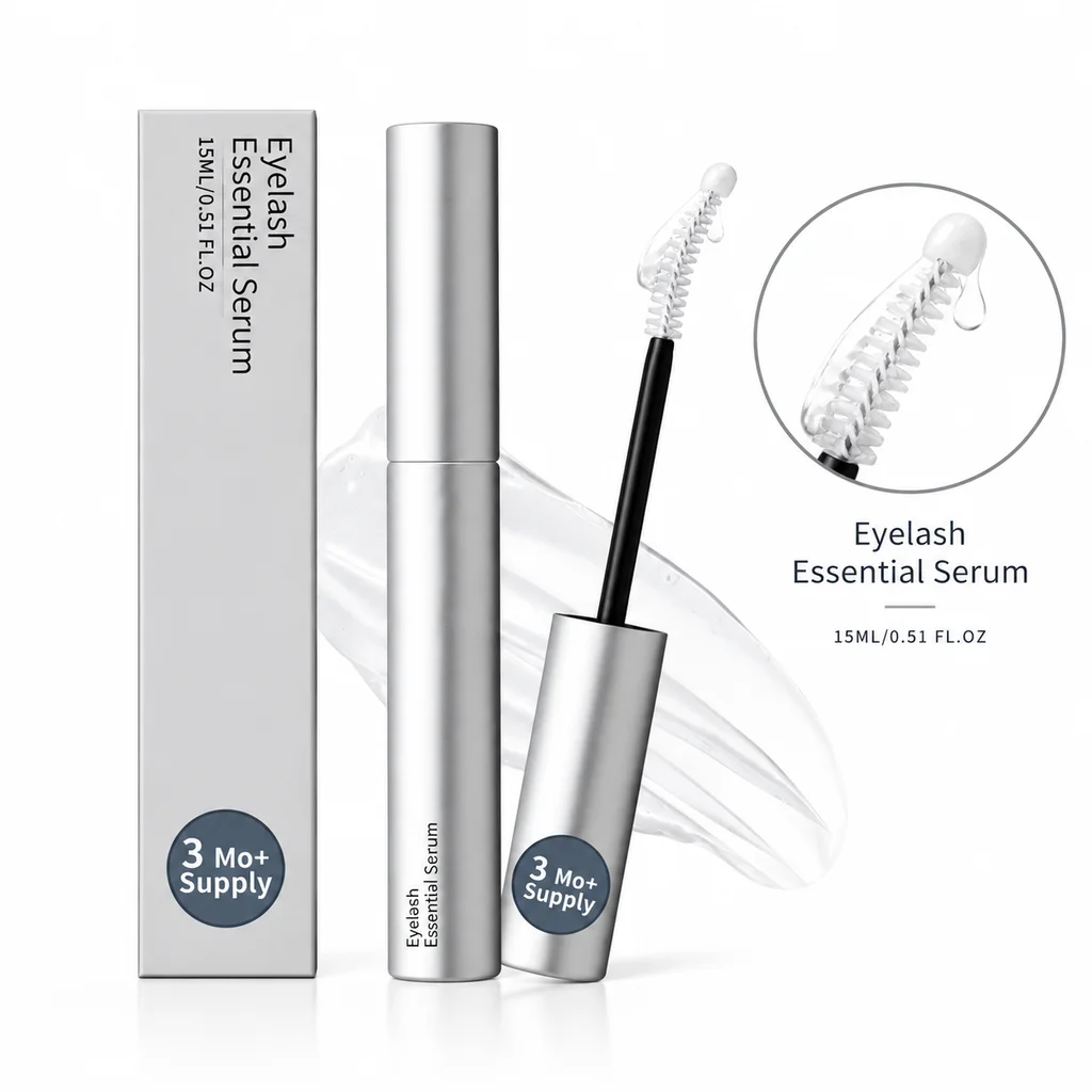 Eyelash Serum Nourishing Lash Care Treatment Biotin Mascara Base Moisturizing Repair Essence Strengthening Eyelashes Beauty Care