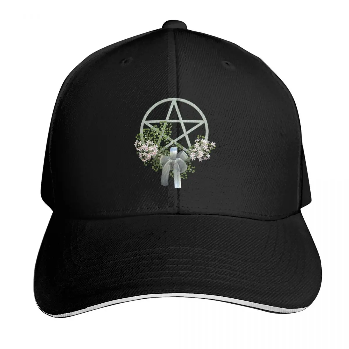 Limited Edition Flowers & Pentacle Collection - Design Seven Baseball Cap Men Women Casual Summer Sport Sun Cap