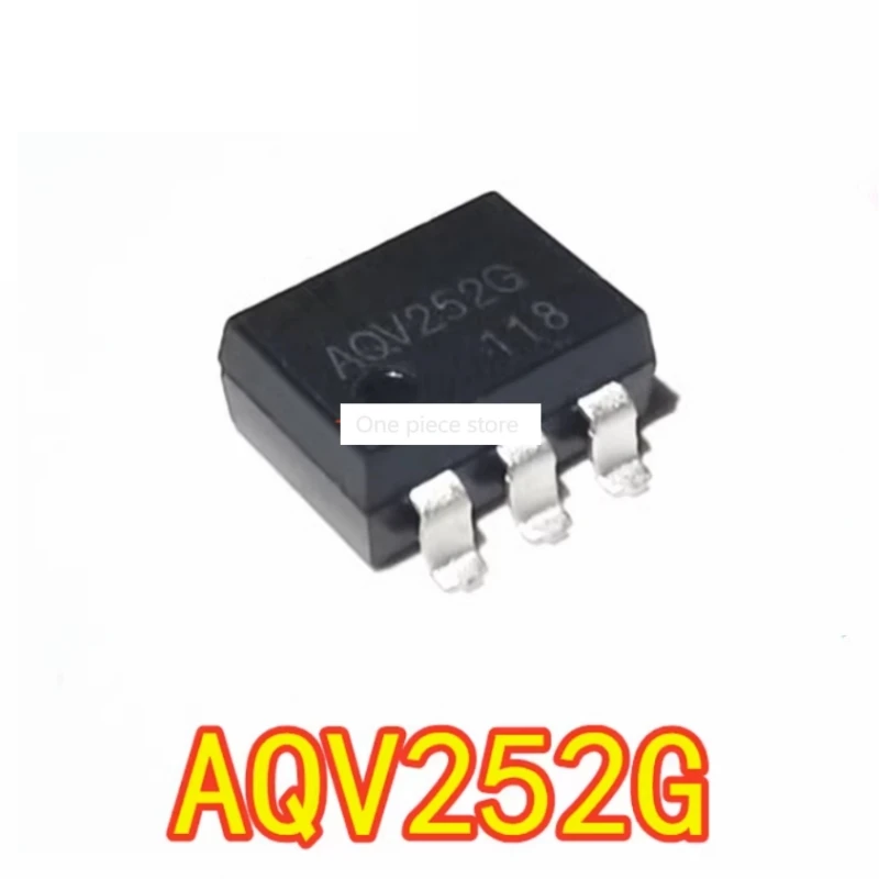 5PCS AQV252G SOP-6 Chip High Current Load Normally Open 60V Relay Optocoupler AQV252