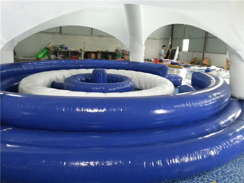 Customized Floating Mobile bar at Sea, Inflatable bar Platform Tent, PVC Inflatable Wine Platform at Sea.