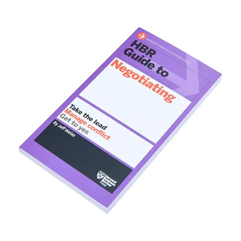 HBR Guide To Negotiating Jeff Weiss Harvard Business Review Press 9781633690769 Book