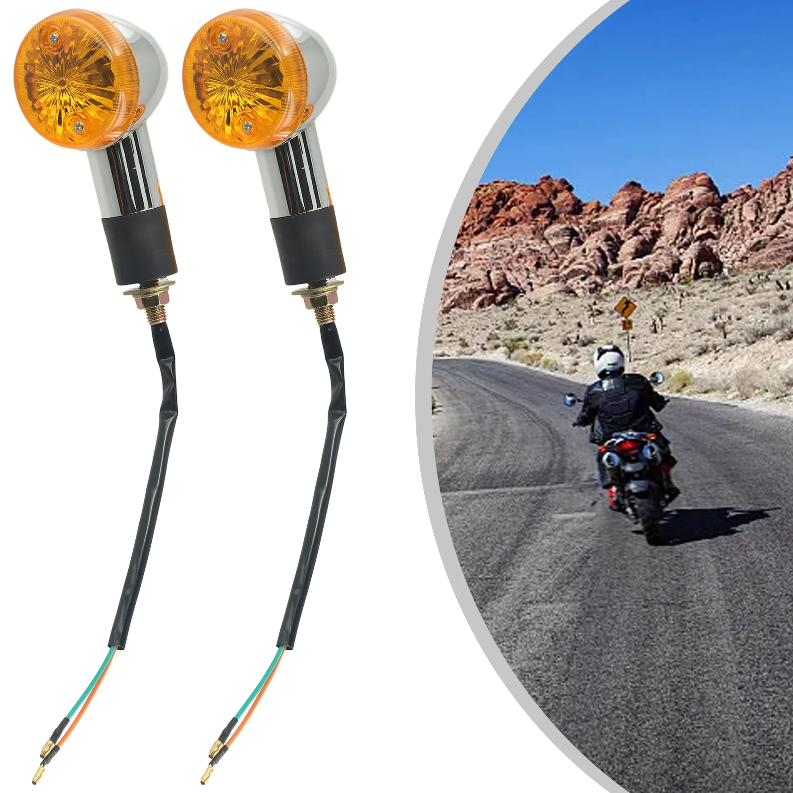 10 Вт световой указатель поворота 1100 VTX 12 В индикатор для мотоцикла VT 750 водонепроницаемый янтарный хромированный пластиковый корпус