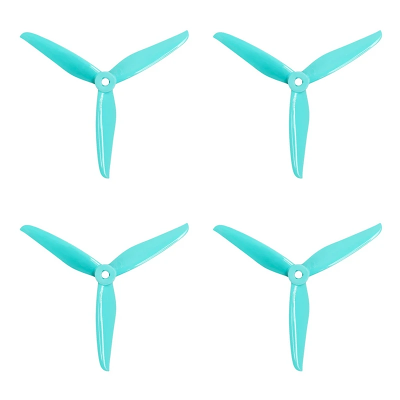 2Pairs T5146.5 Propeller 5 Inch 3 Blade 2CW+2CCW Propeller For 2207-2306 1800KV-2020KV Motor RC FPV Racing Drone Part