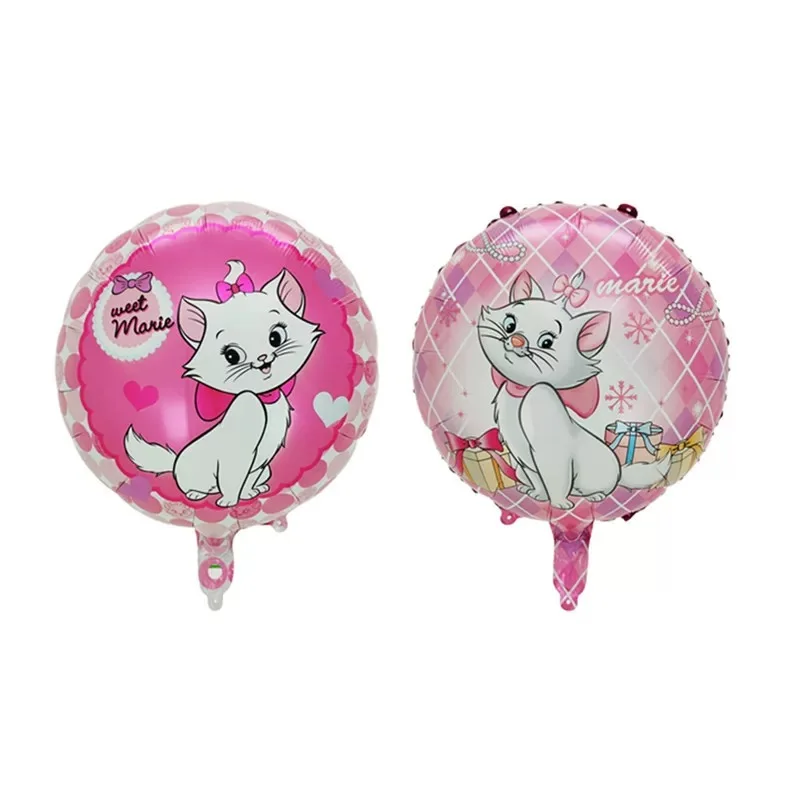 Marie Cat Balloons Set 32inch Number Balloon Girls Favor Birthday Party Decoration Disney Marie Cat Foil Lots Globlos Supplies