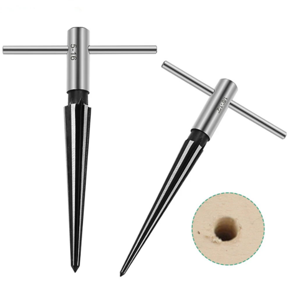 3-13mm&5-16mm Taper Reamer Hand Metal Reamer Deburring Enlarge Pin Hole Handheld Reamer For Wood Metal Plastic Drilling Tools