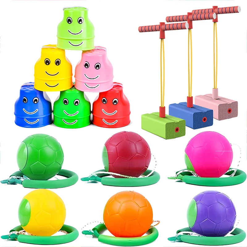 1pc Kinder Sport Spielzeug Jump Ball Frosch Springen Stelzen Outdoor Balance Training Bunte Schule Student Übung Requisiten TMZ
