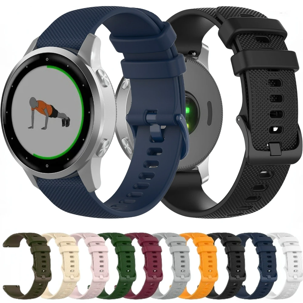 

20mm 22mm Silicone Strap for Samsung Galaxy Watch 3/4/5/6/7/Active 2/Gear S3 Bracelet for Huawei Watch GT5 Pro/GT5 4 3 46mm Band