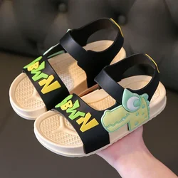 Sandali sportivi traspiranti sandali estivi per ragazzi scarpe da spiaggia Casual comode scarpe da bambino con suola morbida moda sandali antiscivolo