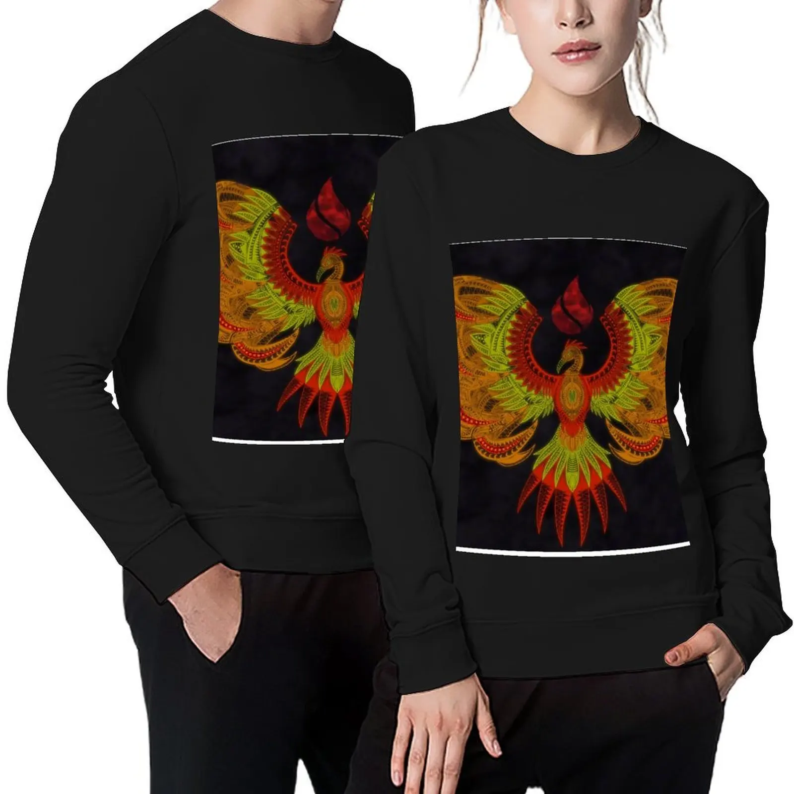 

Firebird Pullover japanese style aesthetic clothing graphic t shirts men men's clothing oversize sweatshirt