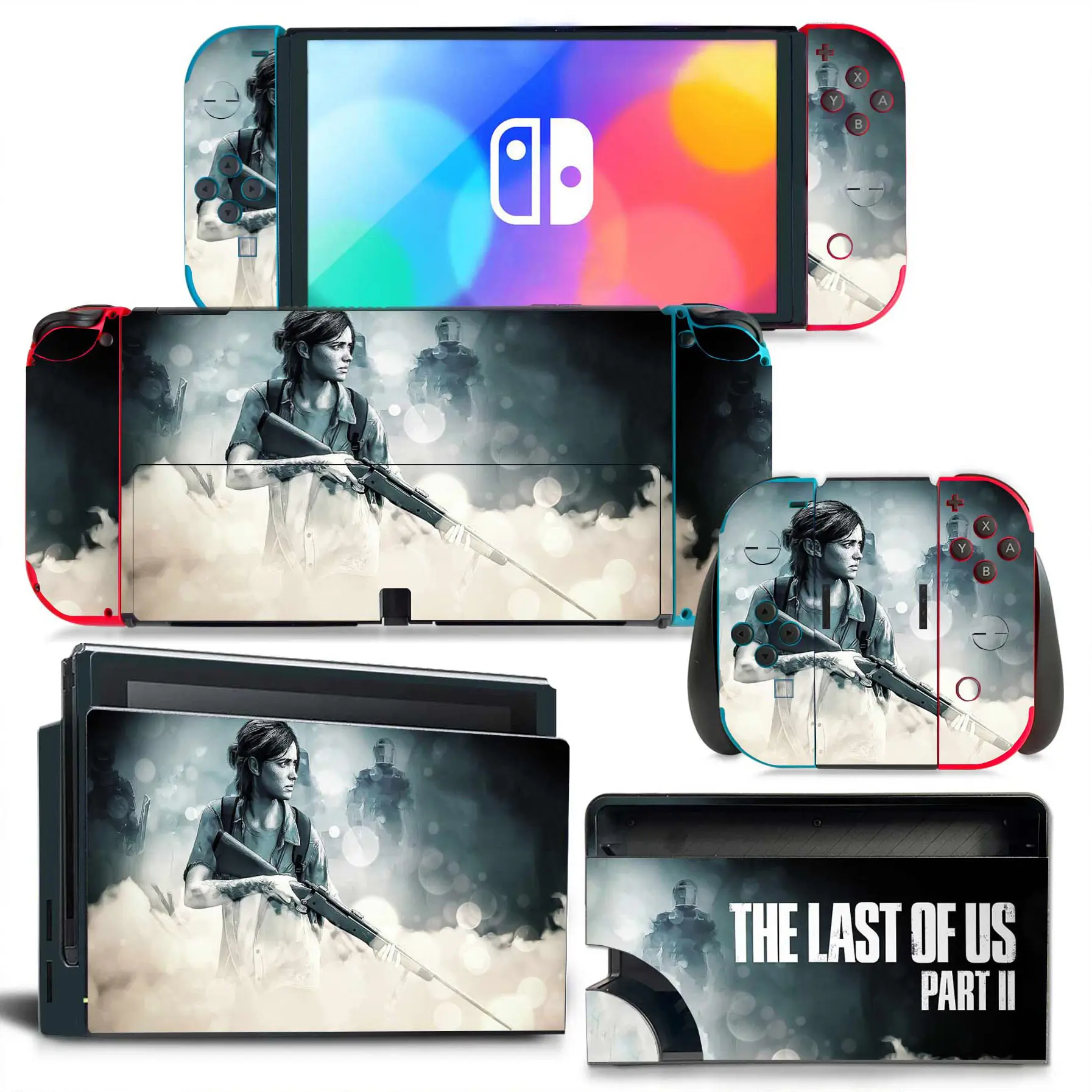 The Last of Us New Switch Skin Sticker NS Switch OLED stickers skins for  Switch Console and Controller Decal Vinyl