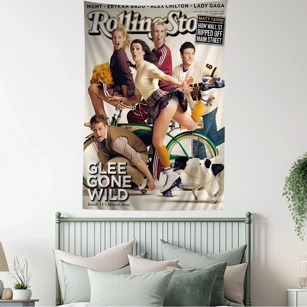 Glee Printed Large Wall Tapestry Indian Buddha Wall Decoration Witchcraft Bohemian Hippie Wall Art Decor