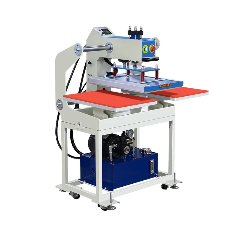 

Hydraulic Double-station Heat Transfer Machine 40 * 60 Up-slide Heat Transfer Machine Can Be Used for Garment
