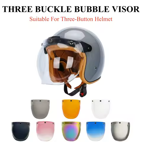 Open Face Helmet Visor Motorcycle Helmets Bubble Visors Flip Up Motorcycles Visor Capacete Lens Visera Cosco Moto Accessories