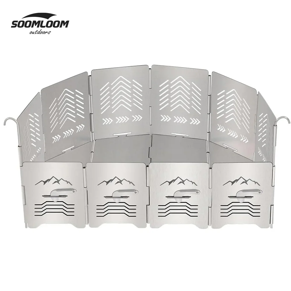 Soomloom チタン製 アーチ形焚き火台 サンゾー工務店 Soomloomアーチ形焚き火台Morpho六角形焚き火コンロ変換可能ウィンド