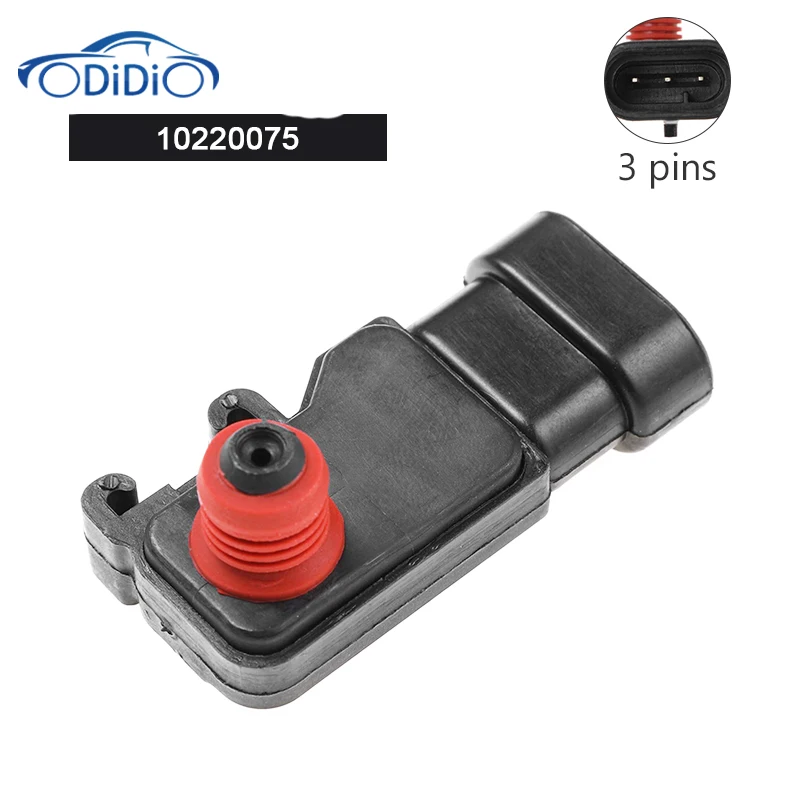 

10220075 3 Pins MAP Manifold Air Pressure Sensor For Harley Davidson Dyna Softail Sportster Touring MC-MAP3 32316-99