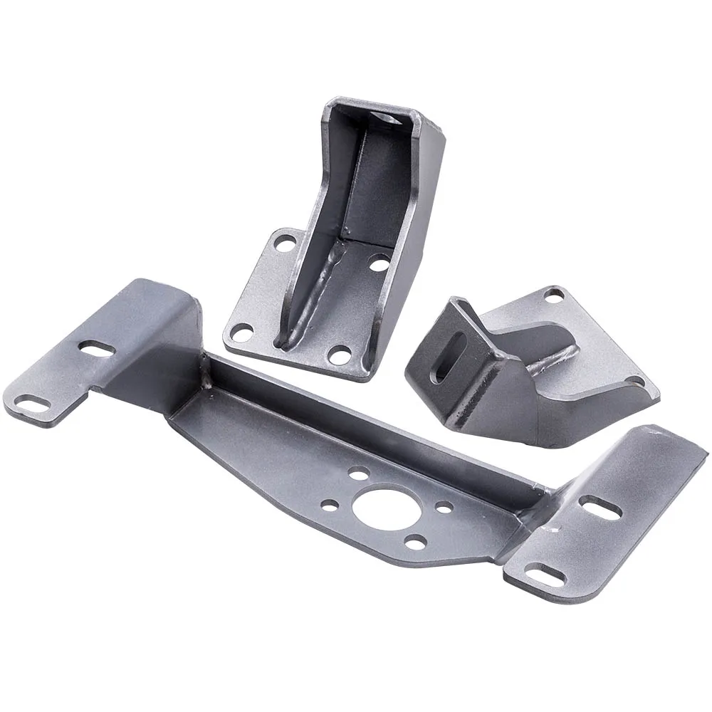 3 Pcs Engine Swap Motor Mount Bracket for Nissan 240SX 1989 1990-1998 1JZ 2JZ for 240sx 1jz 2jz gte s13 s14 1989-1998