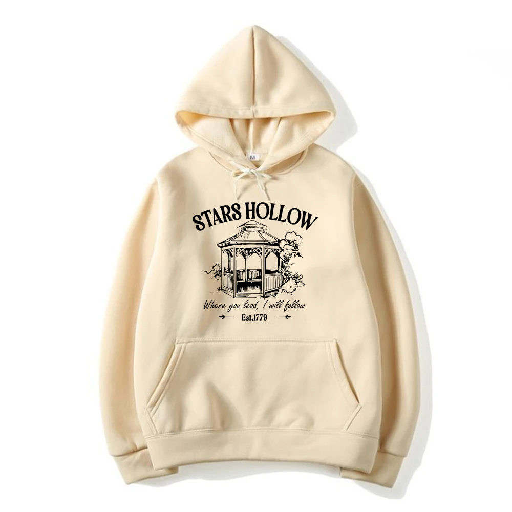 Sterren Holle Hoodie Lukes Diner Capuchon Vrouwen Grafische Hoodies Herfst Lange Mouw Casual Trui Vrouwen Sweatshirts