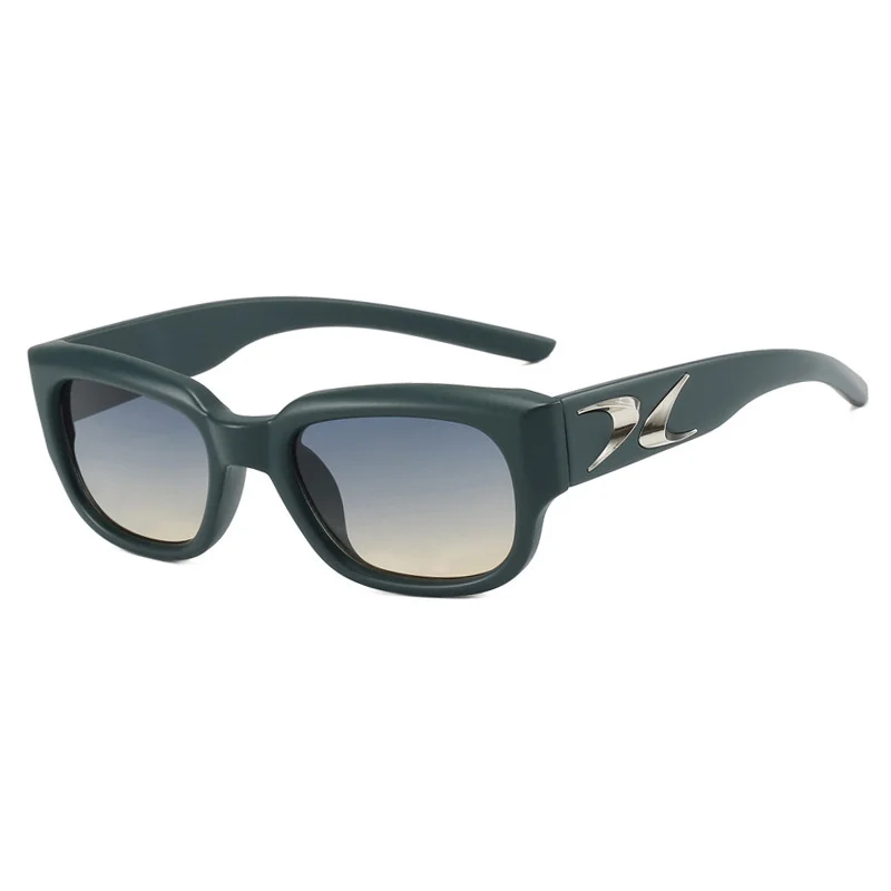 Retro Square Frame Cat Eye Sunglasses