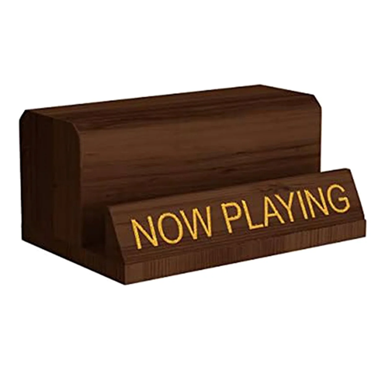 Sekarang bermain catatan vinil berdiri tempat rekaman vinil kayu tampilan tempat penyimpanan rekaman berdiri untuk album aksesoris berputar