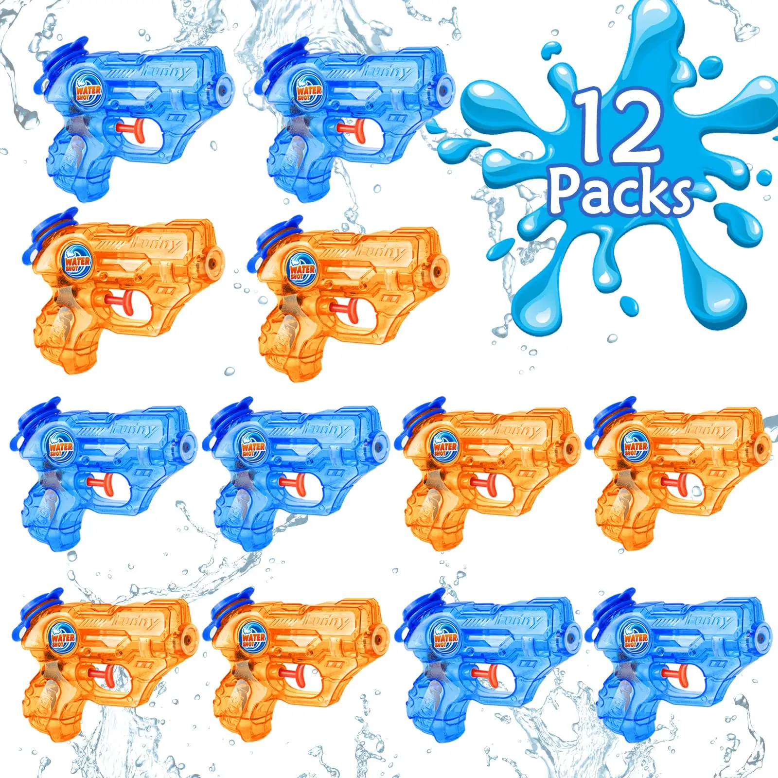 

Mini Water Gun for Kid Toddler Water Gun Soaker Squirt Blasters with Trigger for Summer Outdoor Swimming Pool Water Fighting Toy