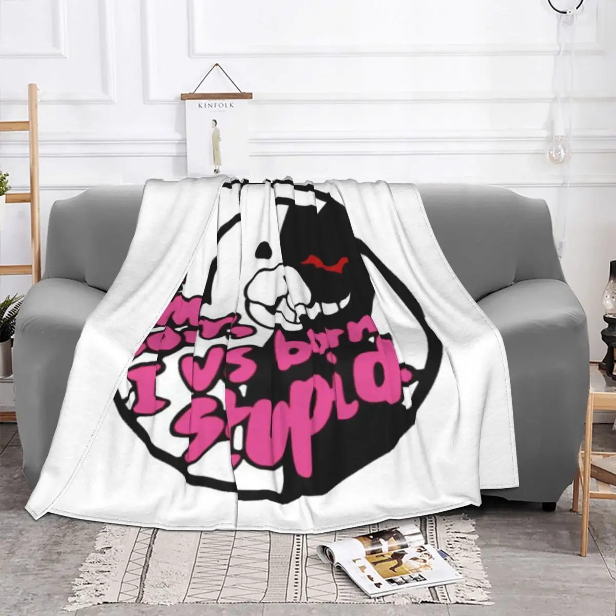 Monokuma 1642 Plush Bed Blanket Blankets And Blankets Throw Blanket