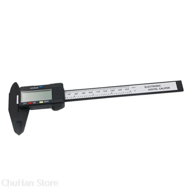 Digital Vernier Caliper 0-150mm  LCD Electronic Carbon Fiber Altimeter Micrometer Measuring Tool