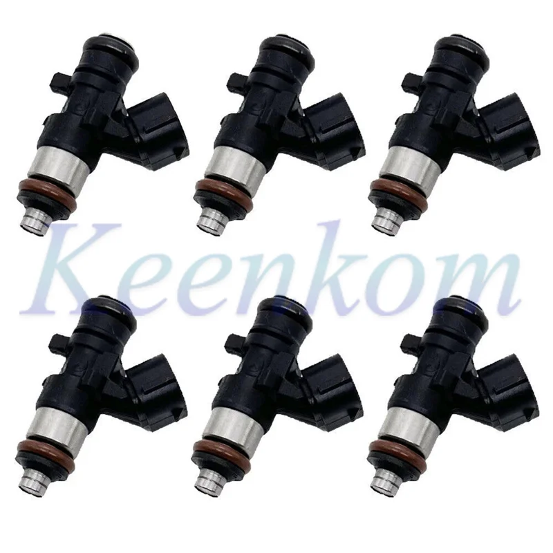 

6 Pcs Fuel Injectors Fit For Yamaha Outboard 200HP 225HP 250HP 300HP Fuel Injectors 6AW-13761-00-00 6AW137610000