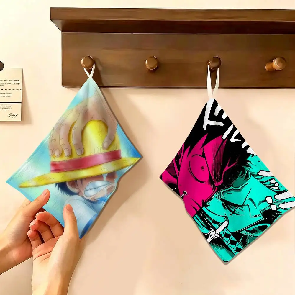 Adventurous O-OneS P-PieceS Polyester Cotton Hanging Kitchen Towel, Skin Friendly Hand Wiping Towel for Hotel Cafe Household