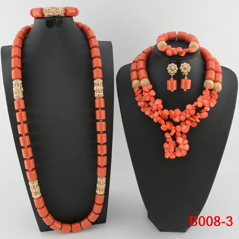 Dubai Bridal African Jewelry Sets Splendid Nigerian Wedding Beads Jewelry Set Original