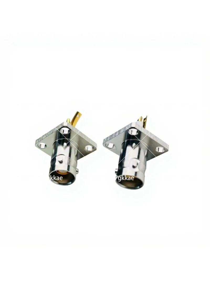 3 Way Coaxial Connector for 1553B Flange Mount Straight/Right Angle PCB Socket All Copper Gold Plated