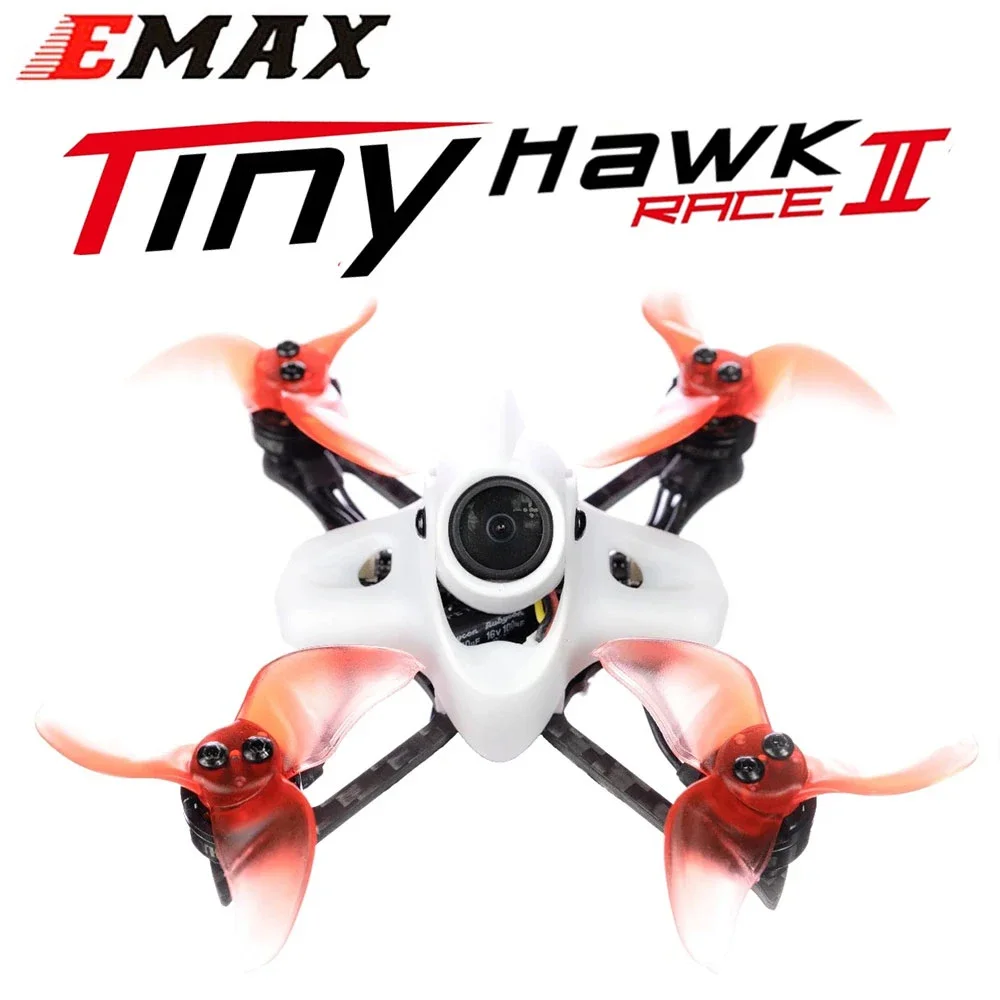 

Emax Tinyhawk II Race 90mm FPV Racing Drone BNF F4 Flight Controller 5A 7500KV RunCam Nano2 700TVL 37CH 25/100/200mW VTX