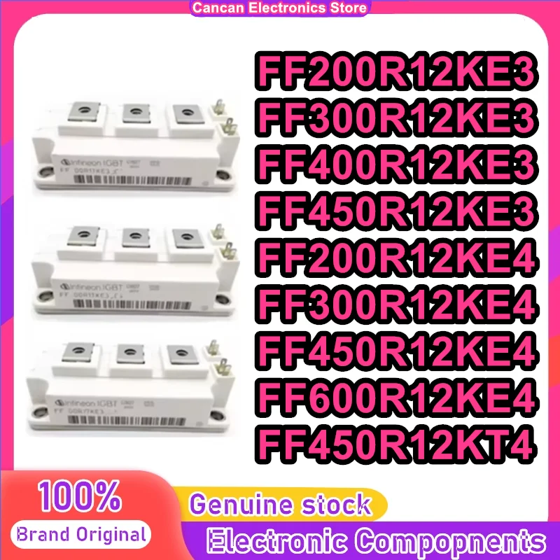 

NEW IGBT FF200R12KE3 FF300R12KE3 FF400R12KE3 FF450R12KE3 FF200R12KE4 FF300R12KE4 FF450R12KE4 FF600R12KE4 FF450R12KT4 MODULE