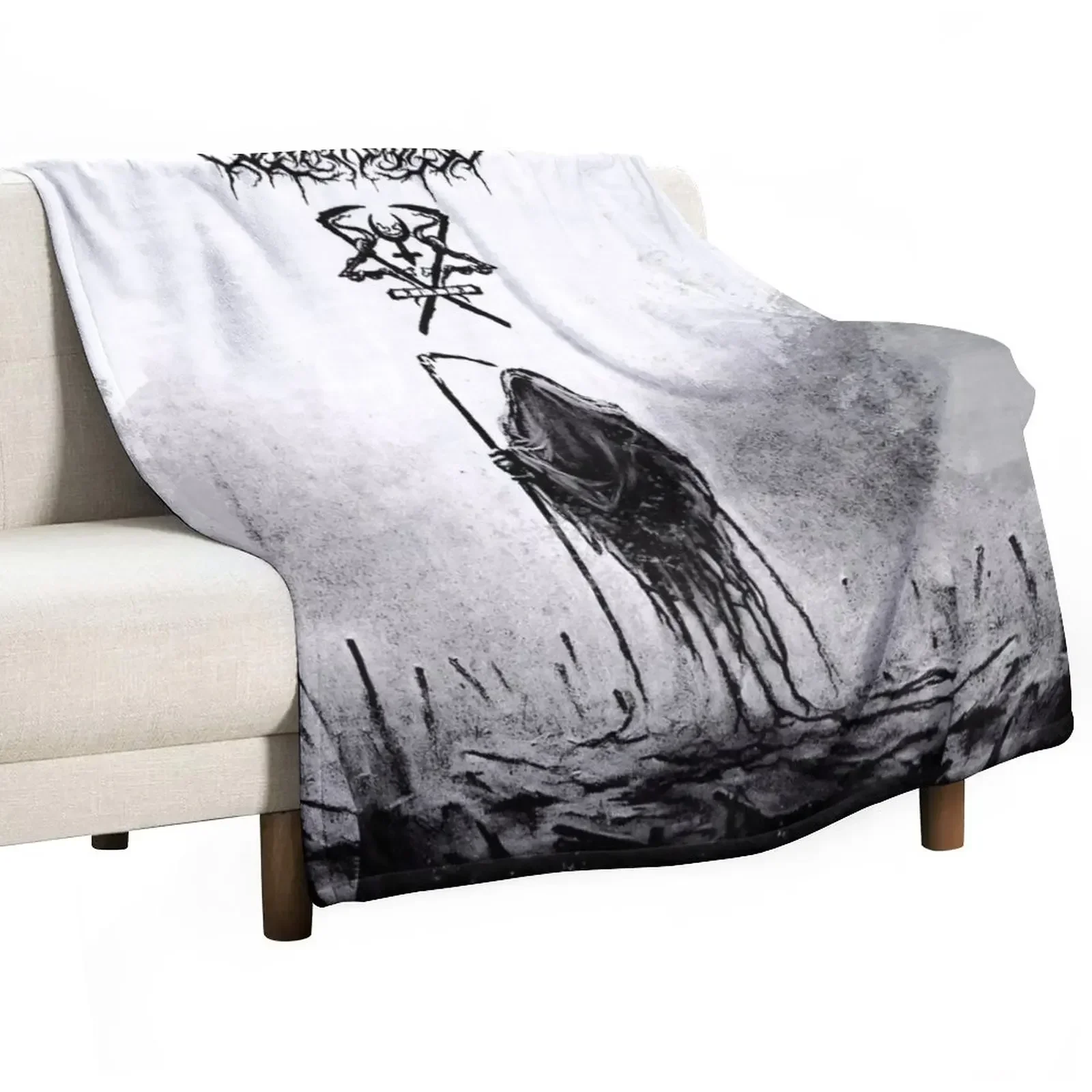 

Grunge BNW Lorna Shore Throw Blanket Cute Personalized Gift Bed Thermals For Travel Blankets