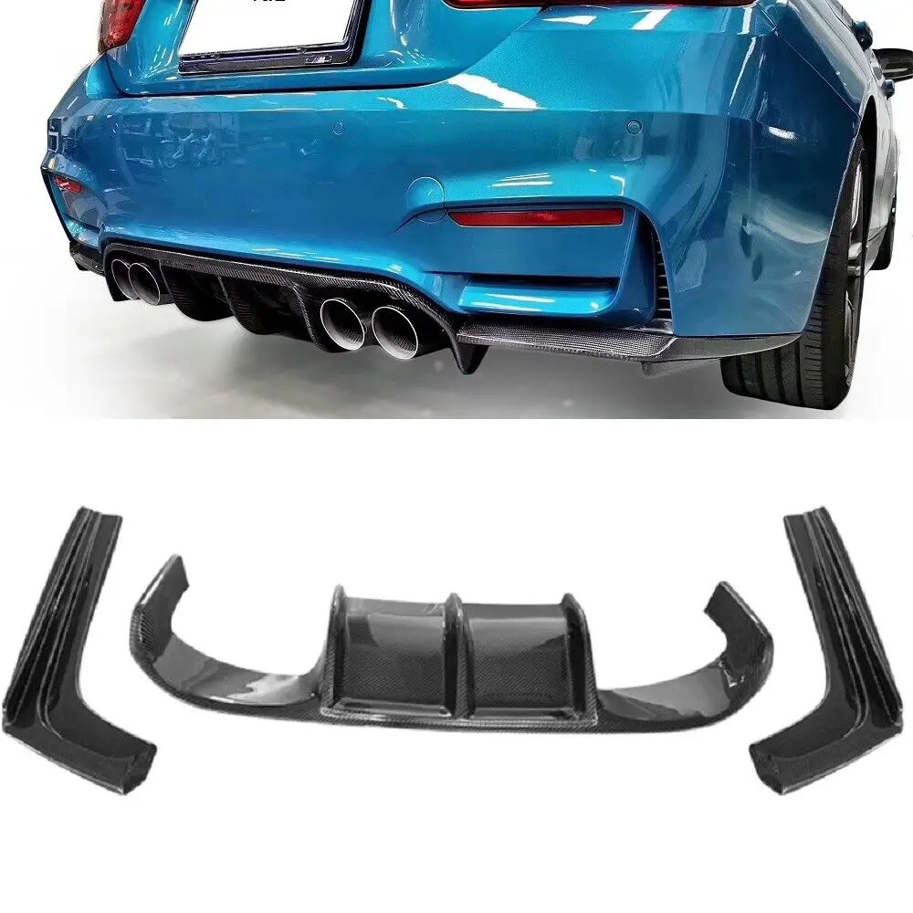 

Carbon Fiber Car Rear Bumper Diffuser Lip for BMW F87 M2 16-18