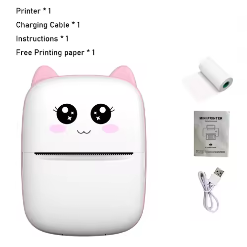 New portable mini printer wireless Bluetooth Android iOS mobile photo thermal printers tags Termica label maker with paper rolls - Image 7