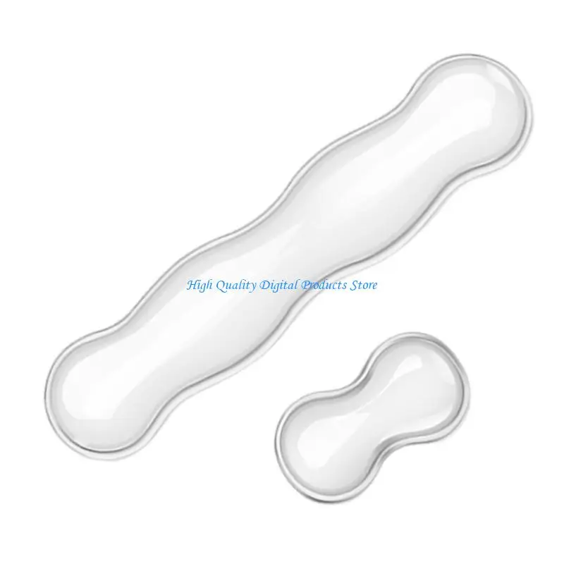 u2je 실리콘 손목 지원 데스크 세트 사무실 작업, 게임, 미끄러짐 저항베이스