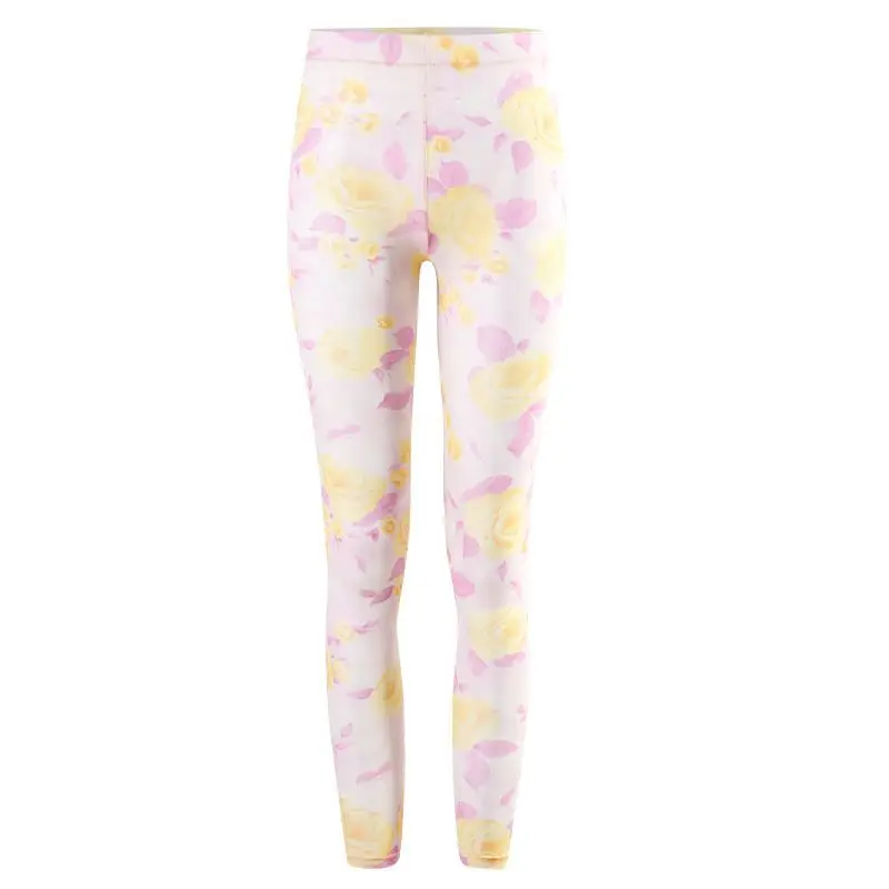 Men Floral Print Mesh Sheer Leggings High Waist Elastic Anti-Scratch Sunscreen Pants Women Thin Breathable Tights Cropped Pants
