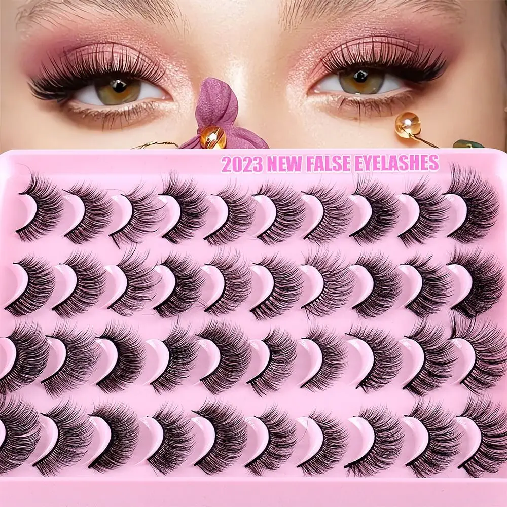 20 Arten gemischte Packung flauschiges Volumen natürlichen Look gefälschte Wimpern falsche Wimpern wispy Nerz Wimpern