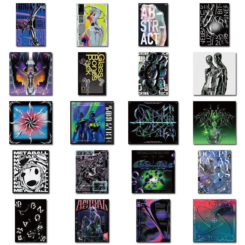 10/20/40pcs Psychedelic Acid กราฟิกสติกเกอร์การ์ตูน Art Aesthetic Decals สเก็ตบอร์ดเคสโทรศัพท์แล็ปท็อป Cool สติกเกอร์ตกแต่ง