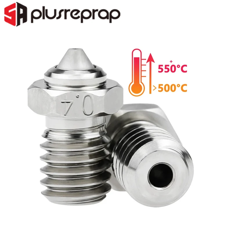 3D Printer Accessories E3D V6 Bimetallic MY Nozzle 0.4mm 1.75 Filament Compatible for Vo-ron / Prusa i3 / MK3 3D Printer Hotend