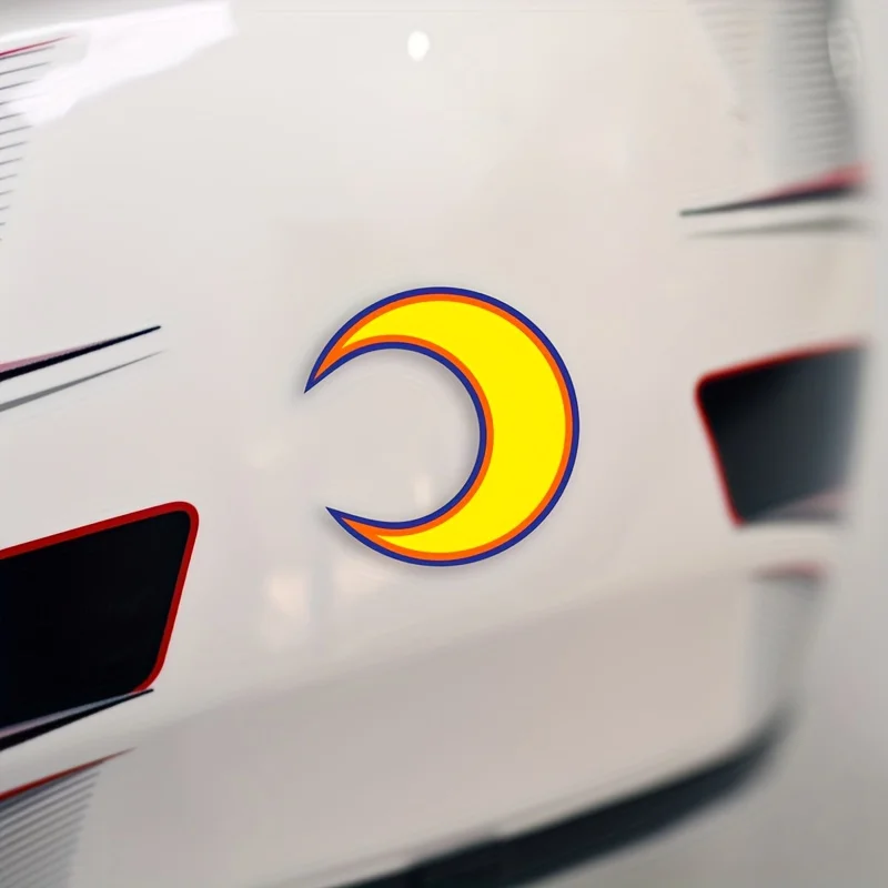 

1PC Awesome Sun Moon Stickers, Nice for Motorcycles, Laptops, Skateboards, Notebooks to Boost Aesthetic