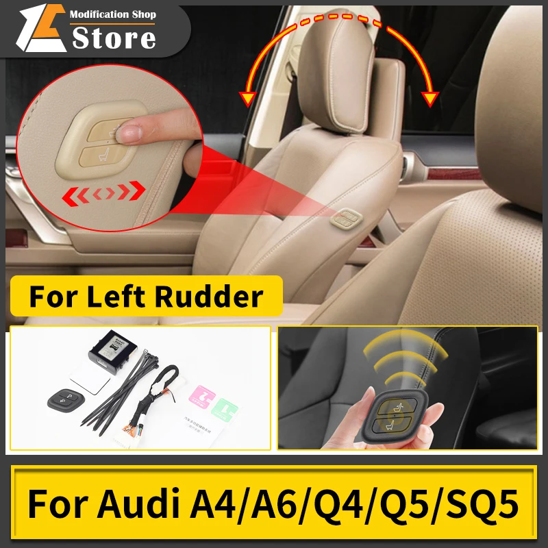 

Passenger Side Wireless Button Power Seat Module for Audi A3 A4 A5 A6 Q3 Q4 Q5 SQ5 Q2 S4 B9 C8 8R Tuning Interior Accessories