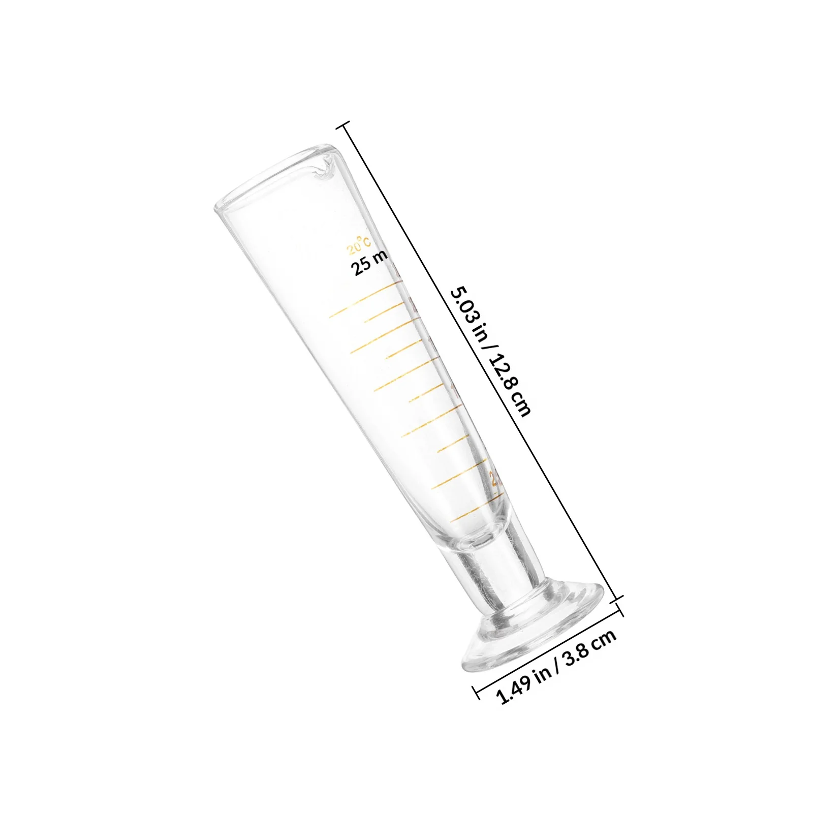 Clear Graduated Laboratory Measuring Glass Beakers Liquid Measuring Cup Heat Resistant for Chemistry Research Experiment Lab